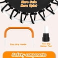 thumbnail image 4 of Leumius 28inch Mini Trampoline with Handle for Kids,Indoor Outdoor Small Rebounder Trampoline for Boys and Girls,Orange, 4 of 8