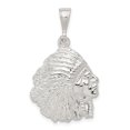 thumbnail image 1 of Pendentif en Forme d'Homme Indien Poli en Argent Sterling 925, 1 of 2
