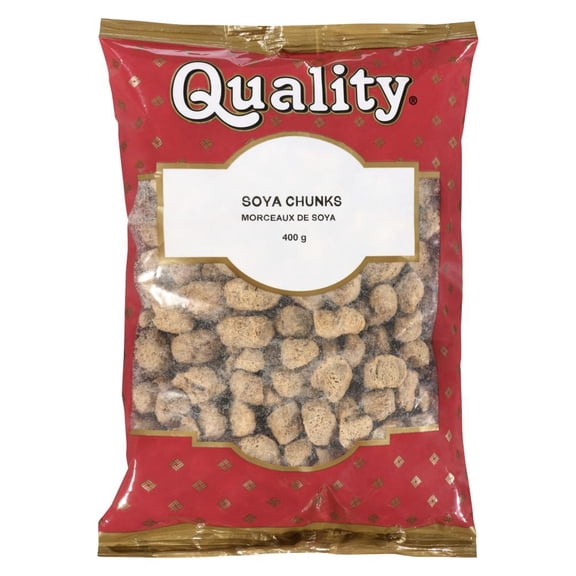 Quality Soya Chunk / Wadi 400 Gram is a Premium Plant-based Protein Source Widely Used in Indian Cuisine as a Nutritious "Vegetarian Meat" Substitute.