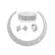 thumbnail image 1 of Conjunto De Joyas De Lujo Collar Pendientes Pulsera Anillo, 1 of 3