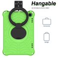 thumbnail image 5 of Dteck Case for Amazon Fire HD 8 2020 & Amazon Fire HD 8 Plus 2020, Heavy Duty Shockproof Rugged 3 Layer Kids Durable Case with Handle Kickstand Shoulder Strap,Green, 5 of 8