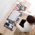 thumbnail image 3 of Long Mouse Pads for Desk,Pioneer Flower Floral Print Pattern Desk Mats on Top Of Desks, Desk Mouse Pad Extra Large with 3mm Non-Slip Base and Stitched Edge for Gaming,Office,Work,Home 31.5"x11.8", 3 of 6
