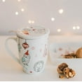 thumbnail image 3 of Porcelain Christmas In The Forest With Lid And Filter Mug And Strainer, 3 of 3