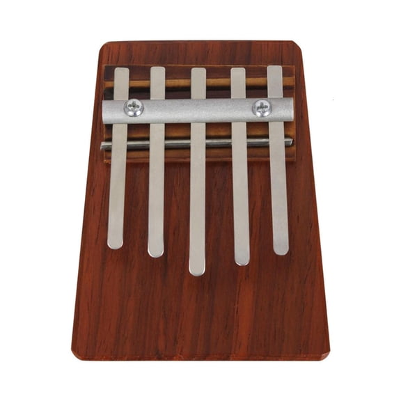 CEORPER Portable Mini Kalimba Thumb Piano 5 Keys Acacia Wood Thumb Piano Portable Pocket Finger Piano Musical Instrument Durable