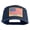 Navy, variant on USA Flag 1776 America 2026 Gold Patched Solid Cotton Twill 5 Panel Prostyle Snap Cap - Red OSFM