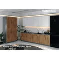 thumbnail image 3 of Kitchen Oasis Collection Natural Teak & White Gloss Color Base Size 10Ft Wide, 3 of 5