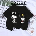 thumbnail image 2 of Camiseta de verano 2024 de Snoopy, camiseta de algodón para niño y niña, camiseta de Charlie Brown y Peanuts, camisetas de manga corta con dibujos animados para niños y niñas, 2 of 5