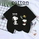 thumbnail image 2 of Camiseta de verano 2024 de Snoopy, camiseta de algodón para niño y niña, camiseta de Charlie Brown y Peanuts, camisetas de manga corta con dibujos animados para niños y niñas, 2 of 5