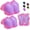 PurplePink, variant on Children's/Youth Sports Elbow Pads Sports Wrist Pads (3-15 years old), Roller Skates, Bicycles, Skateboards, Inline Skates, Scooters Sports 3-in-1 Children's Protective Gear Set