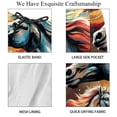thumbnail image 4 of luoweisi Men's Beach Shorts Quick Dry Swim Trunks with Mesh Lining Horse 2XL, 4 of 5