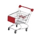 thumbnail image 4 of Mini carrito de compras, carrito de supermercado, carrito de mano, miniatura para juegos de rol, pequeño supermercado Rojo, 4 of 9
