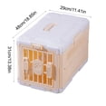 thumbnail image 3 of Coffee Foldable Pet Crate For Cats And Dogs Portable Travel Carrier Airline Approved, 3 of 6