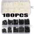 thumbnail image 2 of 180Pcs M3 Female Male Screws White&Black Hex Nylon Standoff Spacer Column For PCB Motherboard Fixed Plastic Spacing Screws Set, 2 of 5