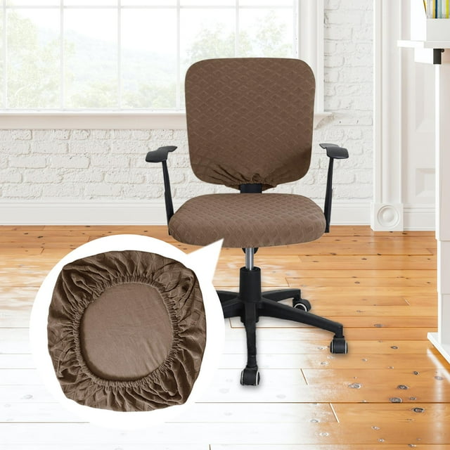 Fundas elásticas para silla de ordenador, Protector de asiento elástico Universal, funda cómoda para silla de oficina para ordenador, hogar, oficina, , perfecl Funda para sillas