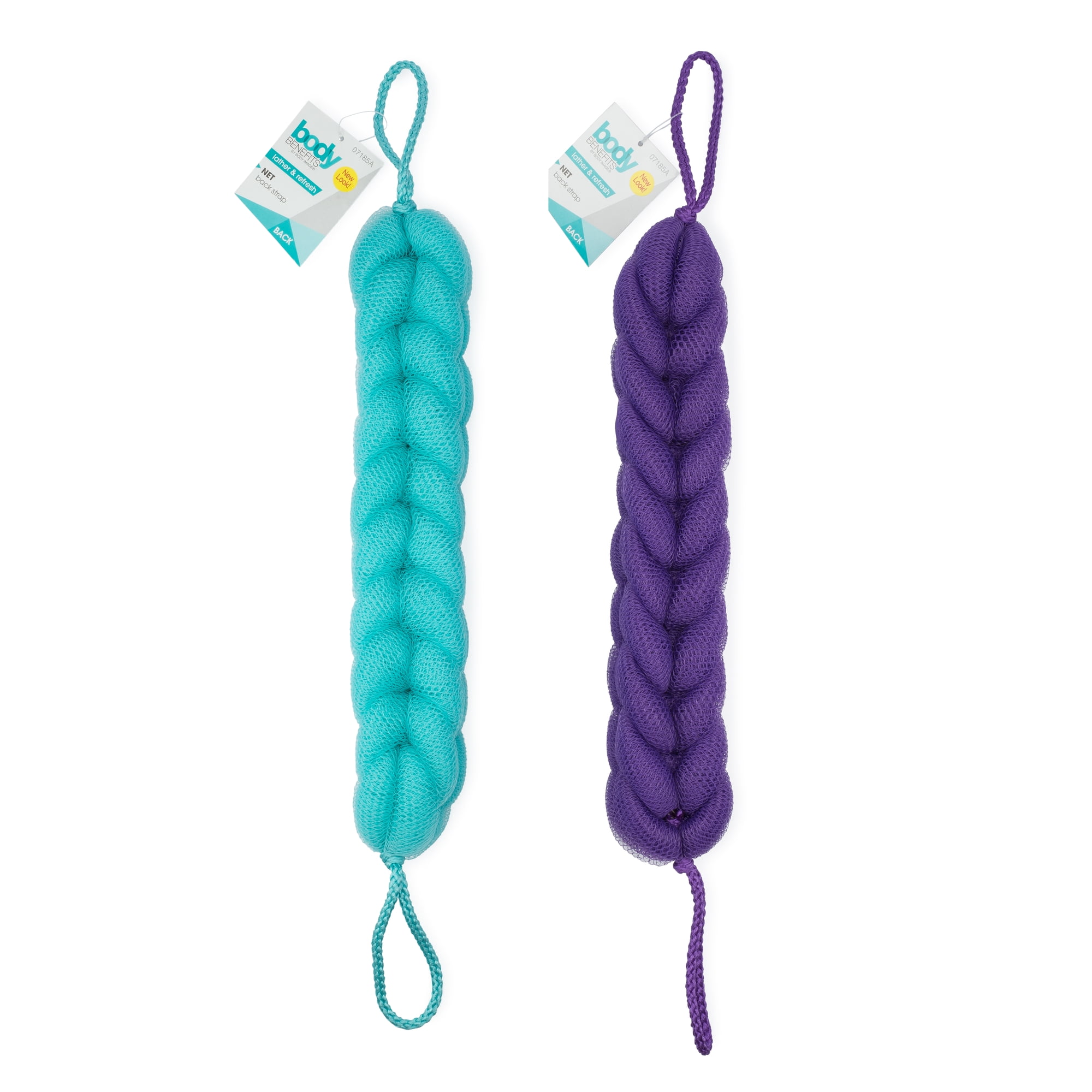 Body Benefits by Body Image Braided Net Bath Strap - Color May Vary