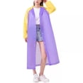 thumbnail image 6 of Adult Long Waterproof Rain Poncho Heavy Duty Hooded Raincoat Full Length for Hiking, Camping, Fishing & Outdoor Activities, 6 of 9