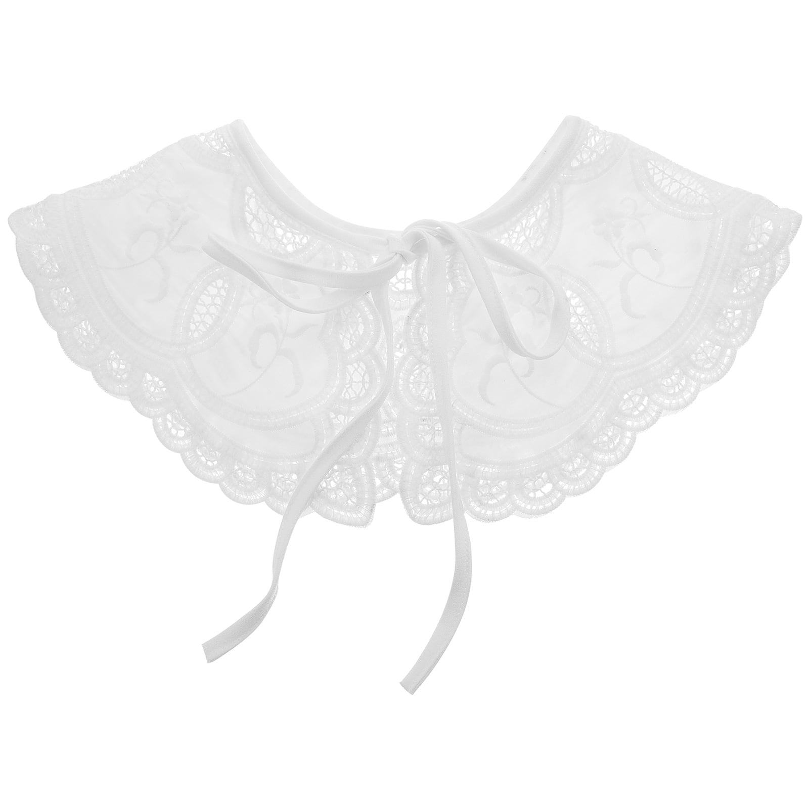 Lace Collar Fake False White Collars Shawl Pointed Dickie Antique ...