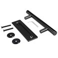 thumbnail image 3 of SHAR Black Barn Door Handle Set - Straight Bar, 12 inch, 3 of 5