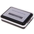 thumbnail image 1 of Reproductor de casete USB Convertidor de casete a MP3 Captura Reproductor de música de audio Mega Bass Vogacara PJ7947-00, 1 of 2