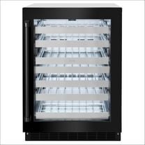 ZLINE 24 in. Touchstone Dual Zone 44 Bottles Wine Cooler With Black Stainless Steel Glass Door (RWDO-BS-24)