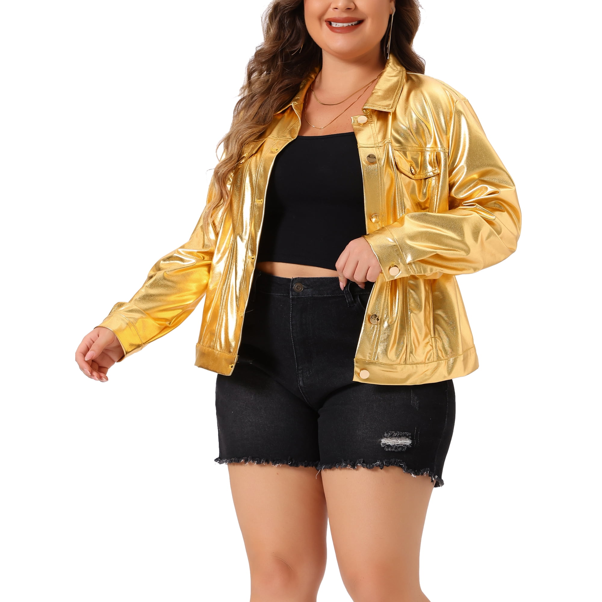 Holographic raincoat plus size hotsell