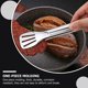 thumbnail image 2 of Suministros de cocina Espátulas de acero inoxidable para cocinar panqueques, asar hamburguesas, espátula Teppanyaki 2 piezas, 2 of 6