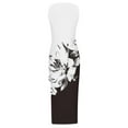 thumbnail image 5 of Summer Dresses for Women Trendy Sleeveless Boho Ribbed Drawstring Sundress Ruched Sexy High Slit Bodycon Maxi Dress, 5 of 5