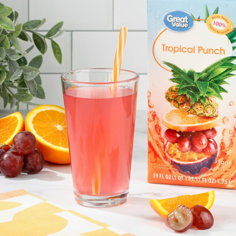 Great Value Tropical Punch, 59 oz