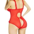 thumbnail image 3 of ICHUANYI Clearance Women's Lace Sexy Lingerie Sleepwear Underwear Baby-doll Nightwear-G-string(Red, XXXXL) Ichuanyi Ichuanyi, 3 of 9