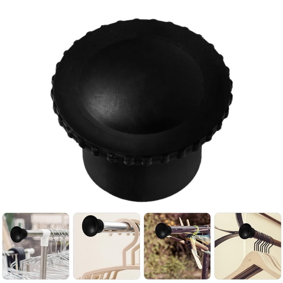 Masteelf 4pcs Universal Clothes Drying Rack Finials Clothes Hanger Rack End Caps Clothes Drying Rod End Plugs Clothes Drying Rack End Stoppers