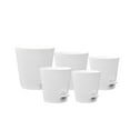 thumbnail image 1 of Macetas biodegradables Para plantas Naiovety Juego de 6 macetas blancas con riego automático, 1 of 6