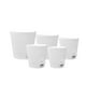 thumbnail image 1 of Macetas biodegradables Para plantas Naiovety Juego de 6 macetas blancas con riego automático, 1 of 6