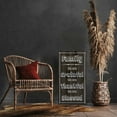 thumbnail image 2 of Craft Wood Easel Board 36in Brown family-thankful, 2 of 2
