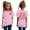 Pink, variant on QHFBli Flower Girl Shirt Graphic Tees Cute Preppy Shirts Kids Letter Print T Shirt Fun Summer Cotton Youth Soft Tops