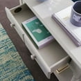 thumbnail image 4 of Leick Home 20027-GR Coastal One Drawer Narrow Hall Console Sofa Table with Shelf, Greige, 4 of 17