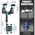 thumbnail image 2 of Rear View Mirror Phone Holder, 2025 Rotatable and Retractable, Universal Mount, Cell Car Fit for All Phone, 2 of 4