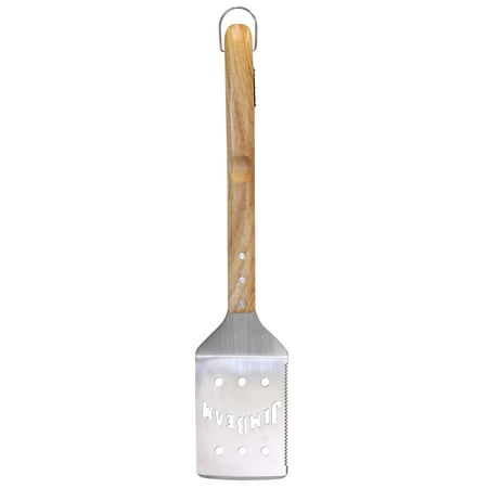 Jim Beam Barbecue Grill Spatula, Best Metal Kitchen Spatula for Cooking and Grill Accessories, Stainless Steel & Para Wood BBQ (Best Way To Drink Jim Beam)