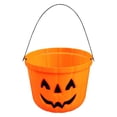 thumbnail image 4 of Cubo de Calabaza de Halloween Hugo Decoraciones Grandes para Fiestas Titular de Dulces, 4 of 10