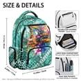 thumbnail image 5 of Chririnla Splatter Excavator Print Multi-Pocket School Bookbag with Padded Lightweight School Backpack, Durable 17 Inch Kids Backpack for Back to School Daily Commute, 5 of 8