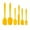 Yellow, variant on 6-Piece Silicone Baking Tools Set – Non-Stick, Heat Resistant, Multipurpose Kitchen Gadgets for Easy-Cooking & Baking