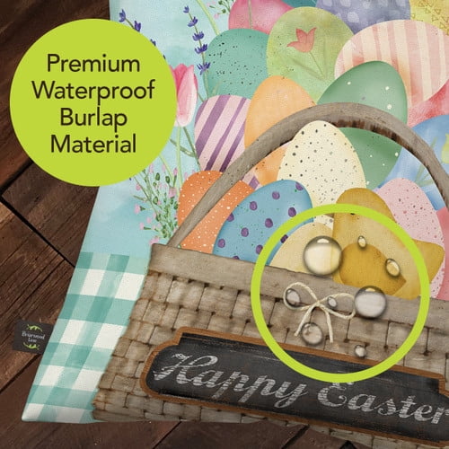 Briarwood Lane Indoor/Outdoor Pillow 17x17 Colorful Easter Basket For Easter Pillow