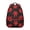 Red, variant on Back to School Backpack: Hawaii Tropical Wind Palm Leaves Design, Durable Lightweight Laptop Daypack, Large Capacity, Perfect Gift for High School, College Students for Campus Commute