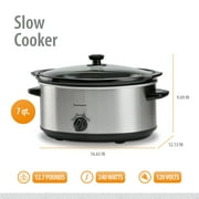 Toastmaster 7 Quart Oval Slow Cooker