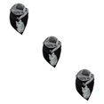 thumbnail image 2 of Guardoinrt Foulards Foulard Style Rétro Décontracté Enveloppe de Tête Chaude Coton Foulard Chat 175CM 3Set, 2 of 6