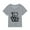 Grey, variant on HUITKMM Girls Shirts Football Fans Sports Summer Kids Football Letter Printing Short Sleeve Out Wear T Shirt