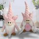 thumbnail image 2 of Plush Pig Doll, Handmade Decoration Faceless Doll Pink Dwarf Figurine, 2 of 5