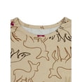 thumbnail image 3 of Wonder Nation Toddler Girls Long Sleeve Play Dress, Sizes 12M-5T, 3 of 3
