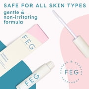 FEG Eyebrow Enhancer for Length Thickness Darkness Serum 100% Natural Eyebrow Enhancer Eyebrow Serum - 3 Pack