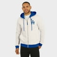 thumbnail image 4 of Men's Darius Rucker Collection by Fanatics  Cream Los Angeles Dodgers Polar Fleece Full-Zip Hoodie, 4 of 6