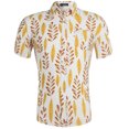 thumbnail image 1 of Pompotops Chemisier à Manches Courtes à Revers Mode Décontractée pour Hommes en Vente, 1 of 7
